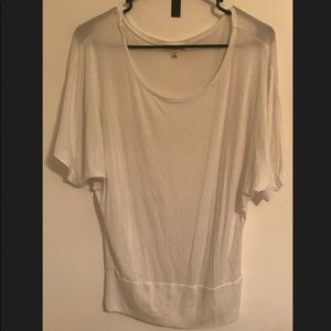 Medium White Flowy Top